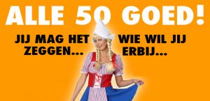 Vandaag van 14:00 tot 18:00 uur dé NLT50!