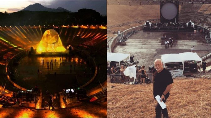 David Gilmour deelt trailer voor historische Pompeï-show