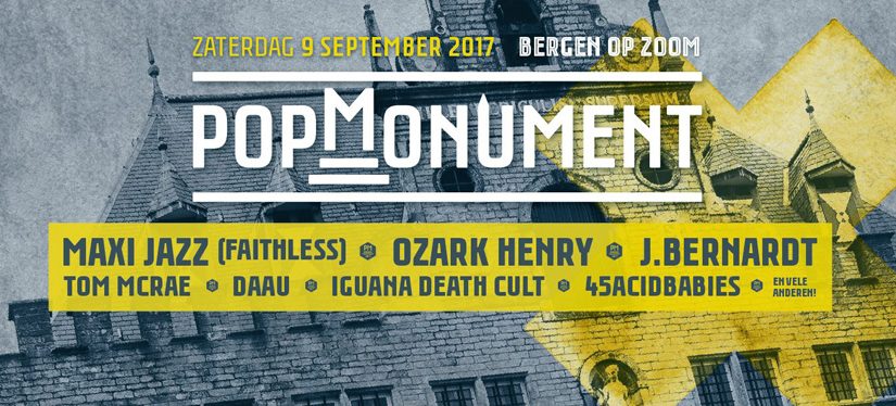 Win Tickets voor PopMonument 2017 in Bergen op Zoom