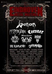 Eindhoven Metal Meeting 2017 compleet met Master’s Hammer