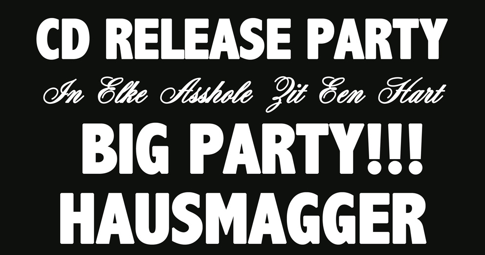 CD Release HAUSMAGGER 30 september Eurotrash United