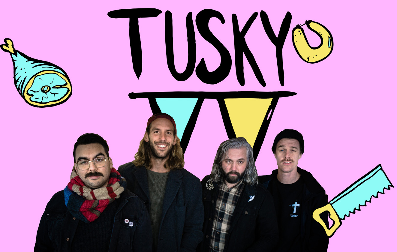 Tusky tourt rond met scheurende gitaren en punk-rock voor de masses