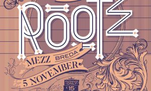 Eendaags indoorfestival ROOTZZ 5 november in de Mezz te Breda