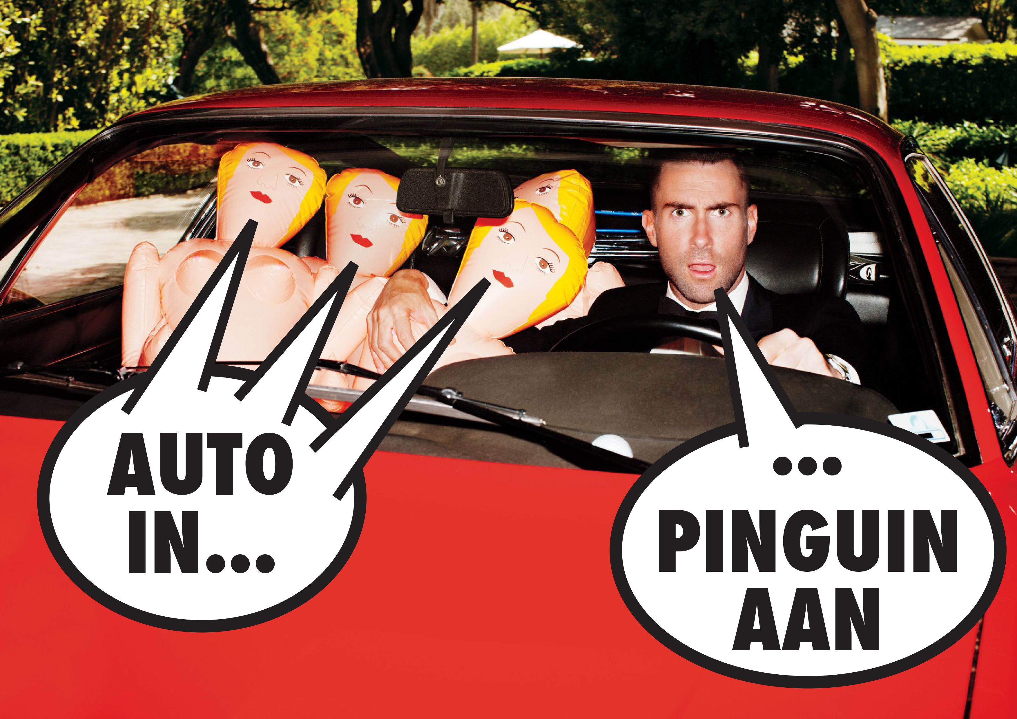 Auto In, Pinguin Aan!