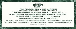 LCD Soundsystem en The National naar Best Kept Secret 2018