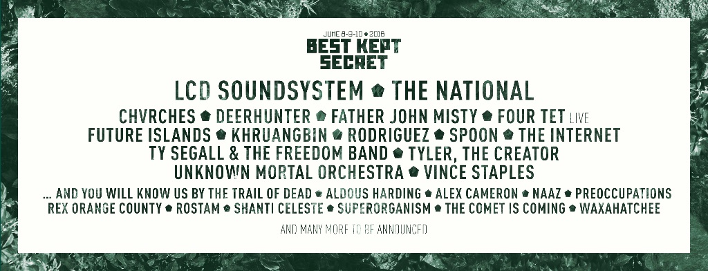 LCD Soundsystem en The National naar Best Kept Secret 2018