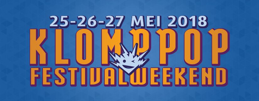Eerste namen voor Klomppop Festivalweekend 2018