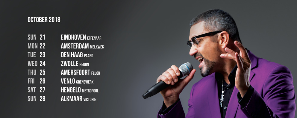Fastlove – A Tribute to George Michael naar Melkweg, Paard, Hedon, Metropool en Victorie