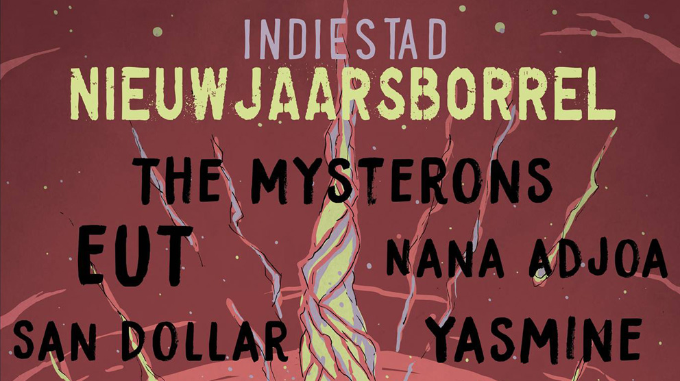 Indiestad Nieuwjaarsborrel op 6 januari in Paradiso