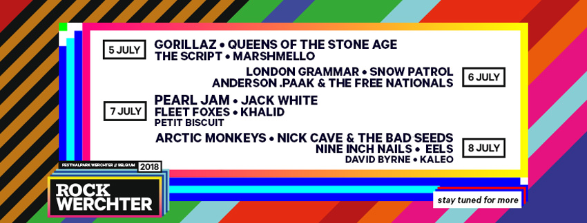 Arctic Monkeys naar Rock Werchter 2018