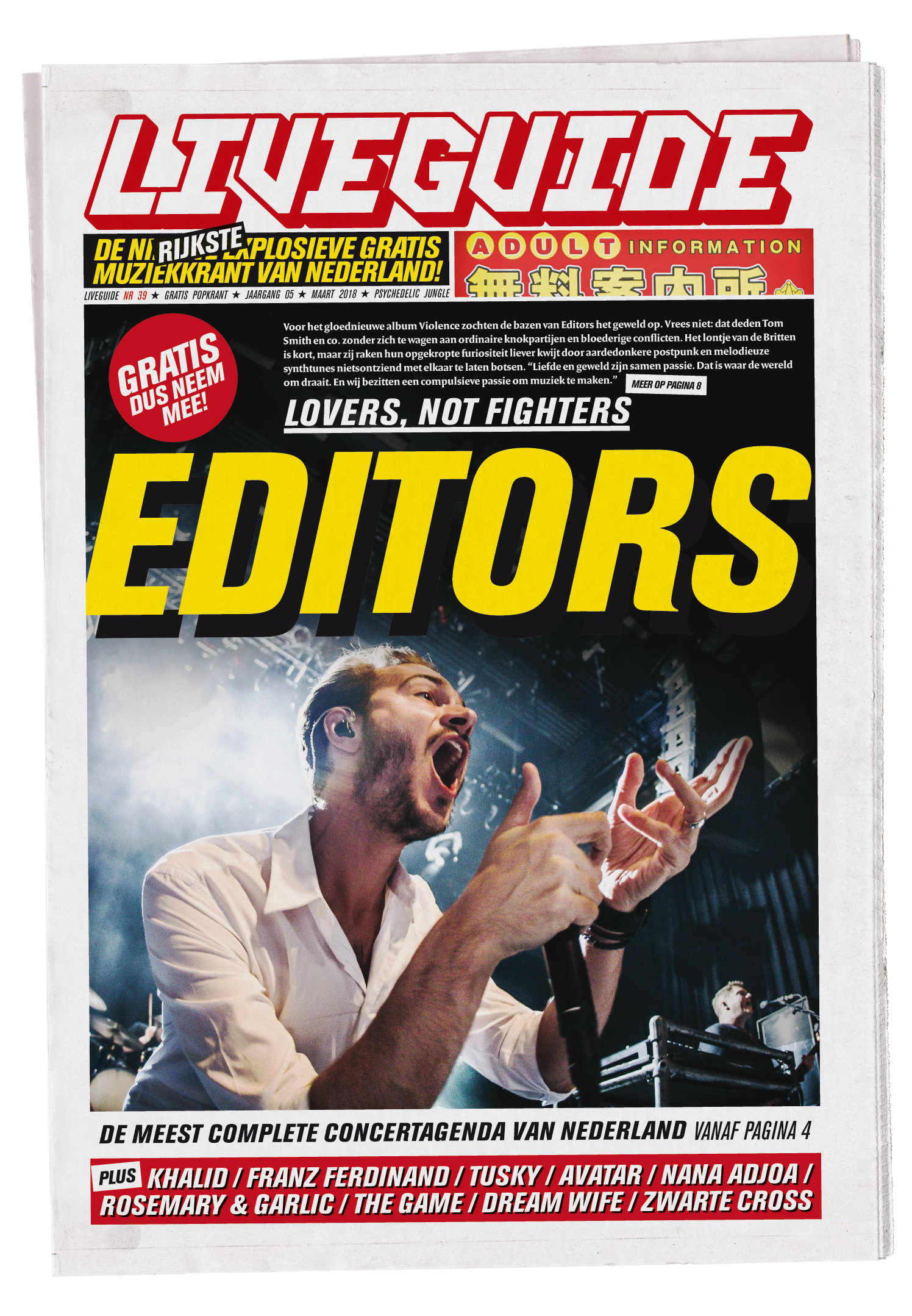 Editors, Franz Ferdinand en Khalid in LiveGuide Radio #12