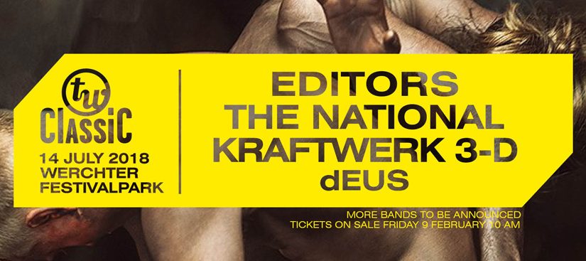 Editors, The National, Kraftwerk 3-D en dEUS op TW Classic 2018