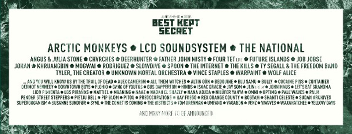 Nieuwe namen Best Kept Secret 2018 o.a. Slowdive, JOHAN, Mogwai