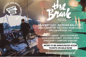 Eerste namen voor Festival The Brave 2018 in Amsterdam