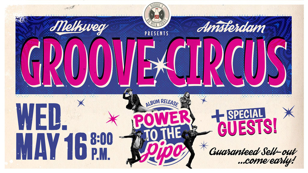 Funk band Power to the Pipo op 16 mei met eigen rock opera in de Melkweg