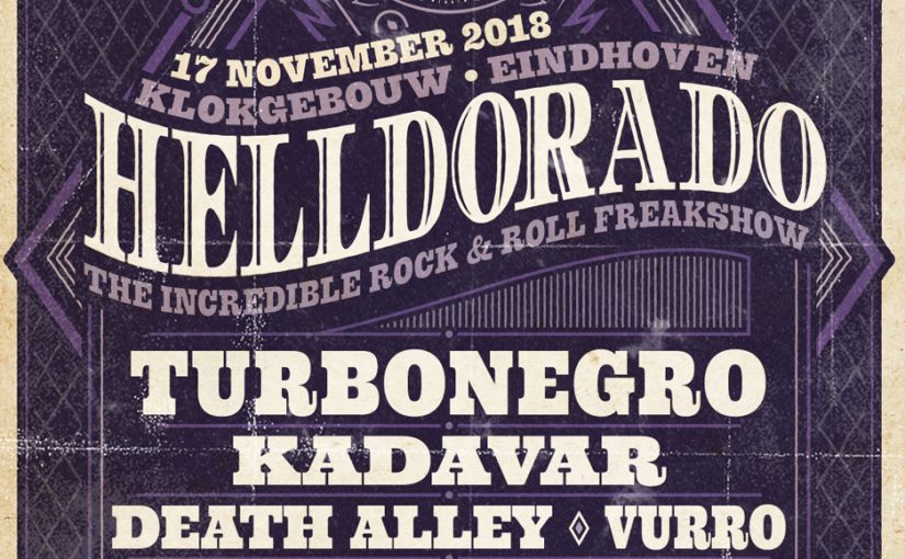 Eerste namen voor HELLDORADO 2018 o.a. Turbonegro en Kadavar