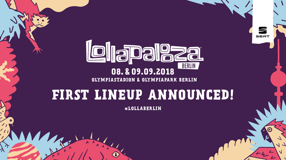 Eerste namen Lollapalooza Berlin 2018 bekend o.a. Liam Gallagher