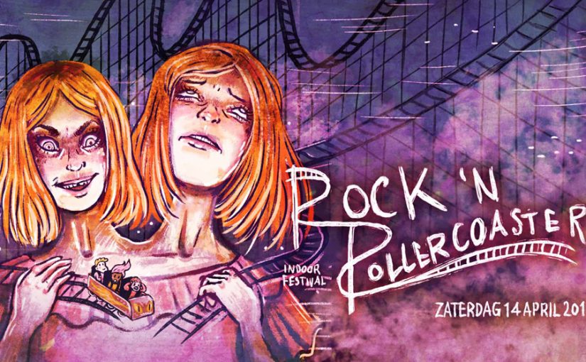 Rock ‘n Rollercoaster Indoor Festival op 14 april in de Kroepoekfabriek
