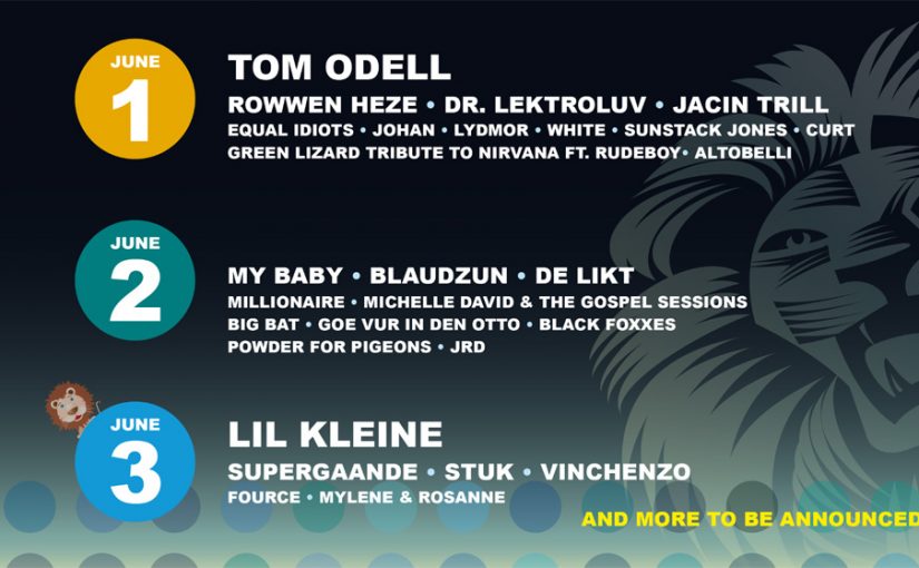 Tom Odell, Dr. Lektroluv, Green Lizard en De Likt op VESTROCK 2018