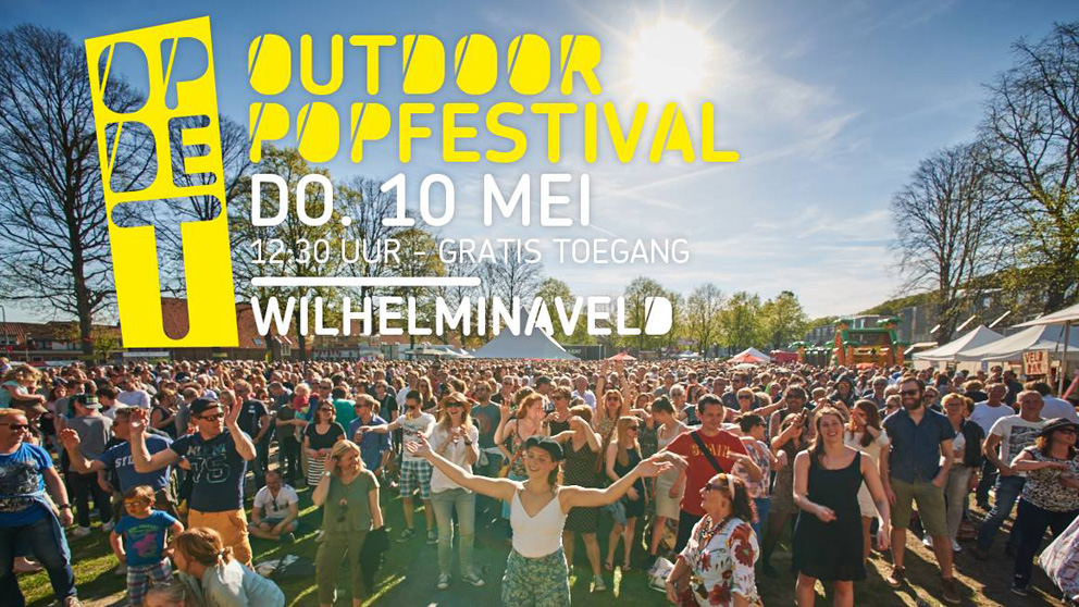 Op De T festival – gratis – op 10 mei in Bergen op Zoom ism Gebouw-T