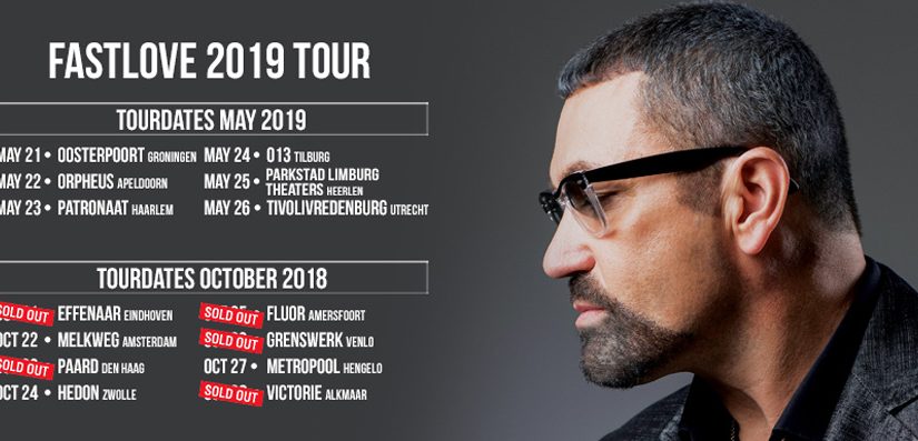 Fastlove – A Tribute to George Michael in 2019 o.a. naar Patronaat, 013 en TivoliVredenburg