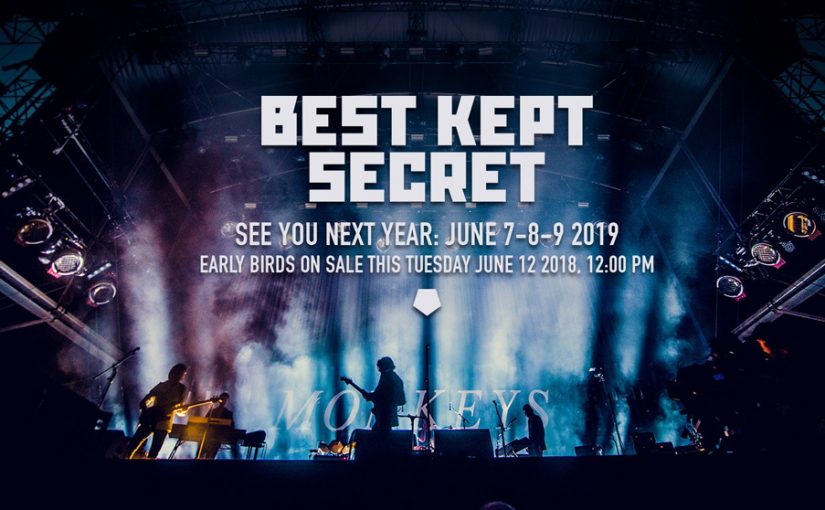 Early Bird verkoop voor Best Kept Secret 2019 start as dinsdag 12 uur