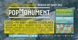 Line-up PopMonument 2018 compleet met o.a. Arp Frique, My Baby en Goose
