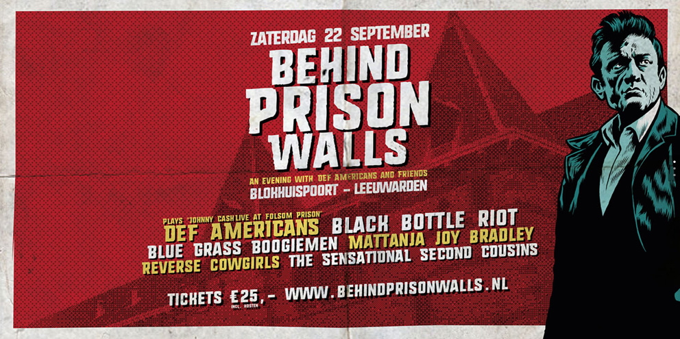 Behind Prison Walls Festival op 22 september in Leeuwarden