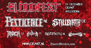 BLOODFEST met o.a. Pestilence op 1 december in Gigant