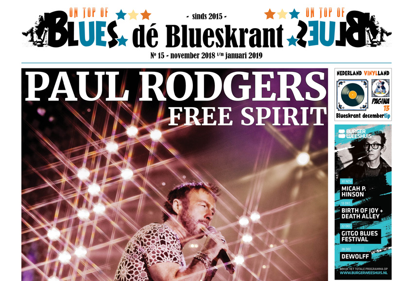 Dé Blueskrant – editie 15 – is vanaf nu overal verkrijgbaar