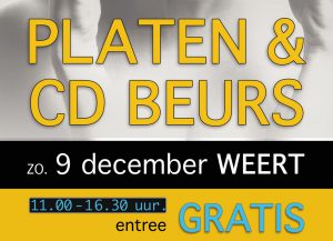Bullshit Music organiseert op 9 december Platen & CD beurs in Weert
