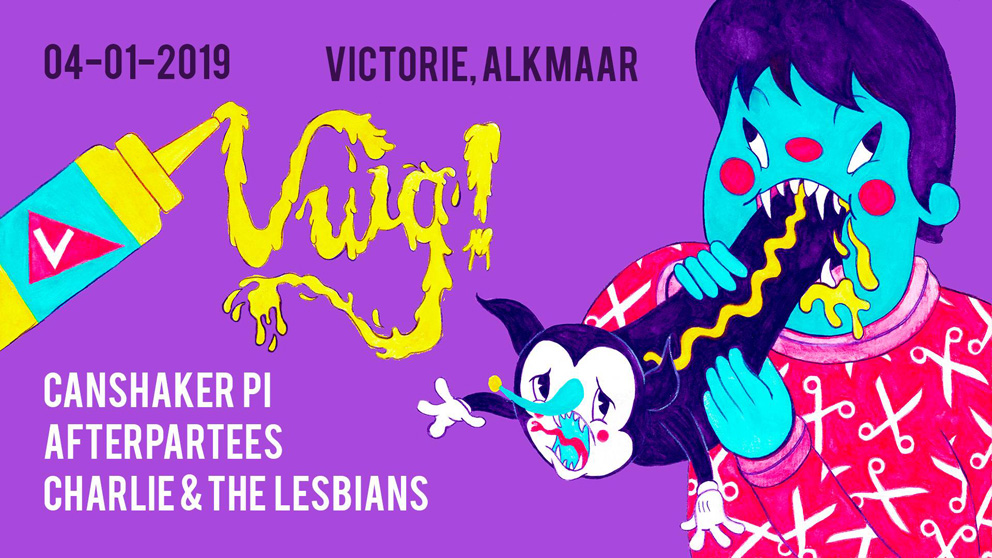 Podium Victorie presenteert VUIG! met o.a. Afterpartees en Canshaker Pi