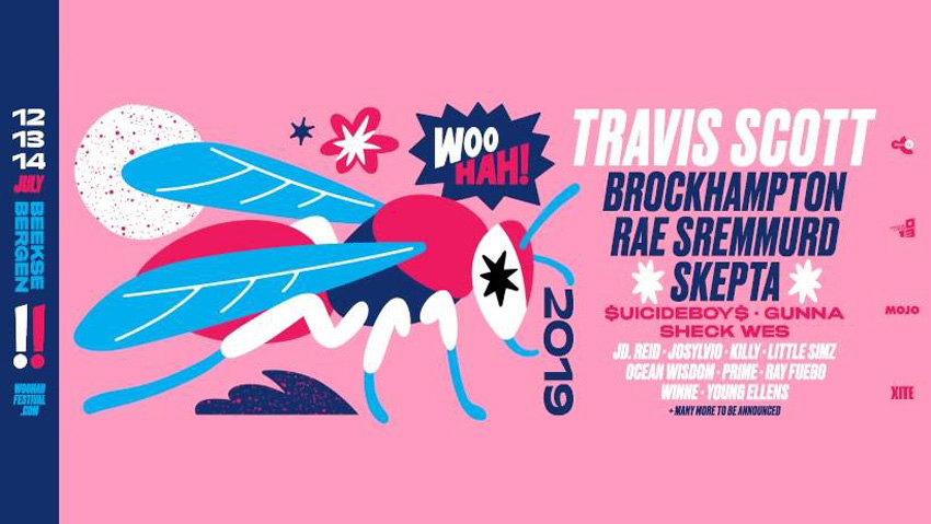 Travis Scott, Brockhampton, Rae Sremmurd, Skepta naar Woo Hah! 2019