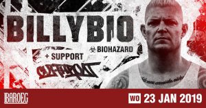 BillyBio (Biohazard) + Cutthroat LA naar Baroeg en Q-Factory