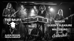 Queen’s Pleasure, The Muff, Waltzburg, Baskar op 31 januari in Paradiso