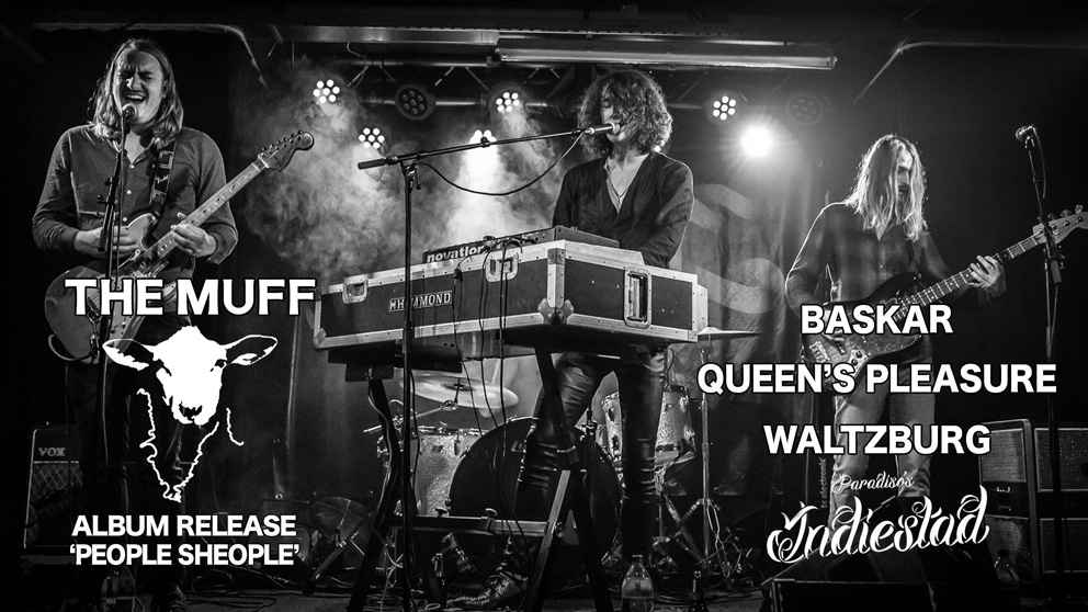 Queen’s Pleasure, The Muff, Waltzburg, Baskar op 31 januari in Paradiso