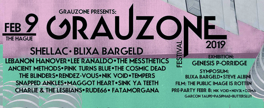 Tickets voor underground festival Grauzone op 9 februari in Den Haag