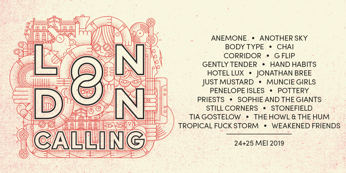 Elf nieuwe namen voor London Calling 2019