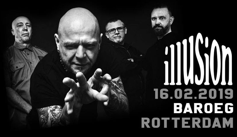 Illusion + Hot For Doom op 16 februari in Baroeg