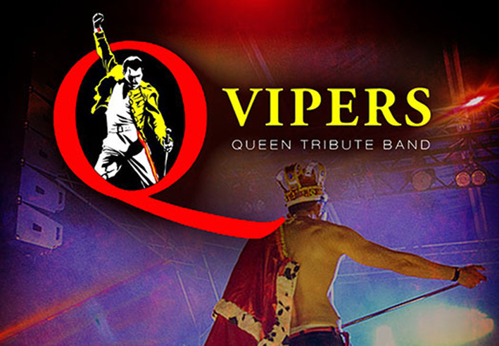 Italiaanse Vipers (Queen Tribute Band) op 7 februari in Baroeg