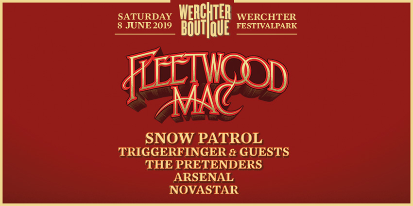 Werchter Boutique 2019, Festivalpark Werchter (B), zaterdag 8 juni: line-up rond!