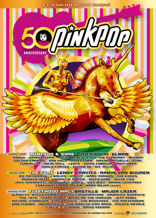 Dit zijn de headliners van Pinkpop 2019