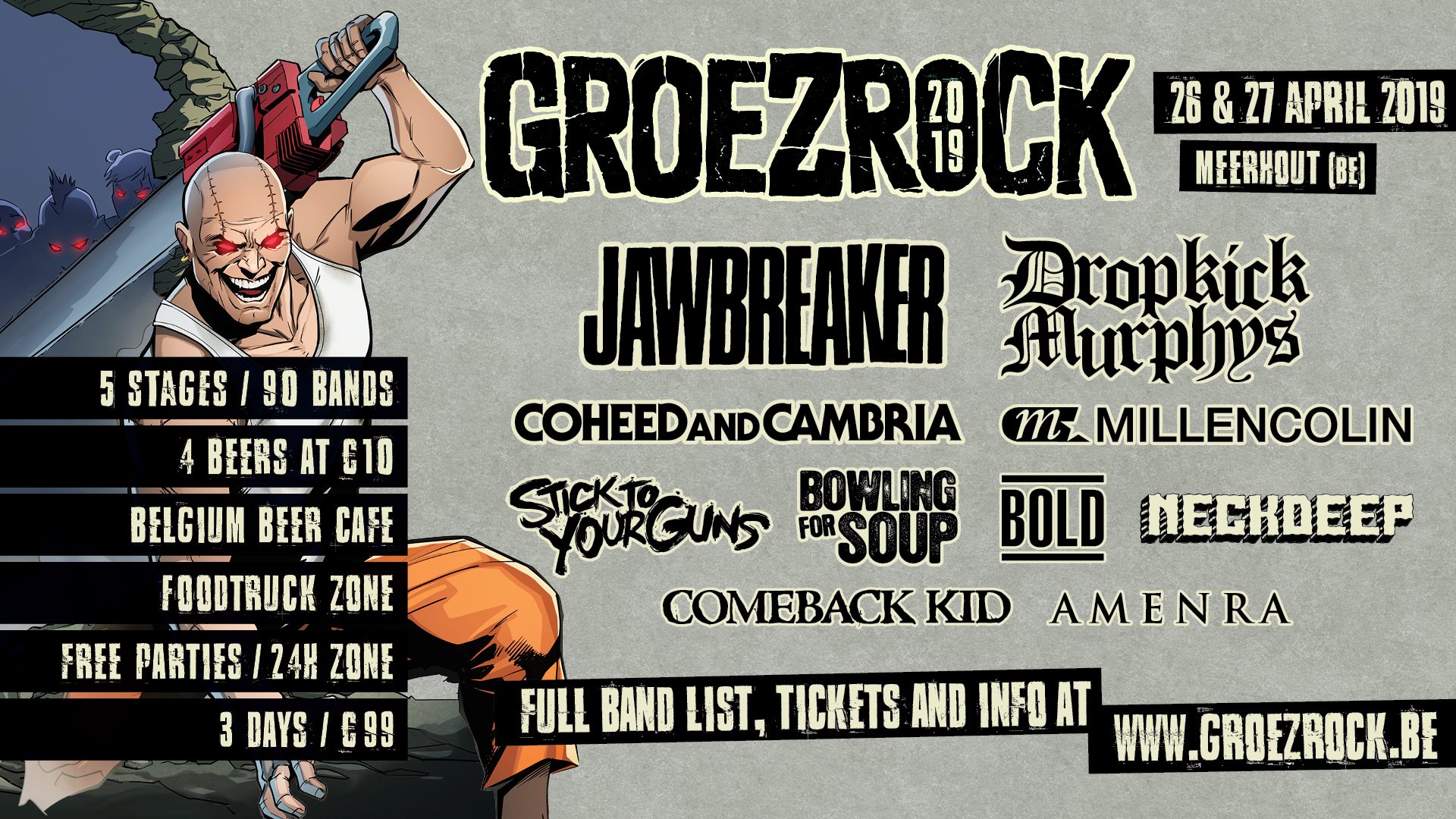 Groezrock dit jaar in het teken van het nieuw talent