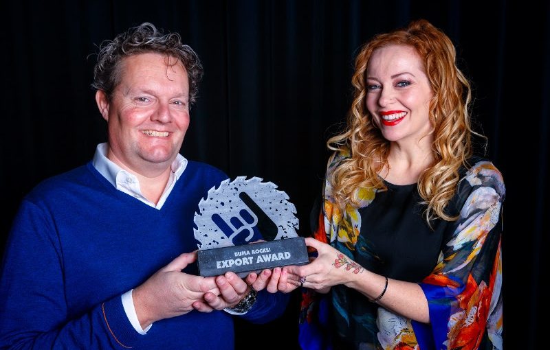 ZANGERES ANNEKE VAN GIERSBERGEN (NL) ONDERSCHEIDEN MET BUMA ROCKS! EXPORT AWARD 2019