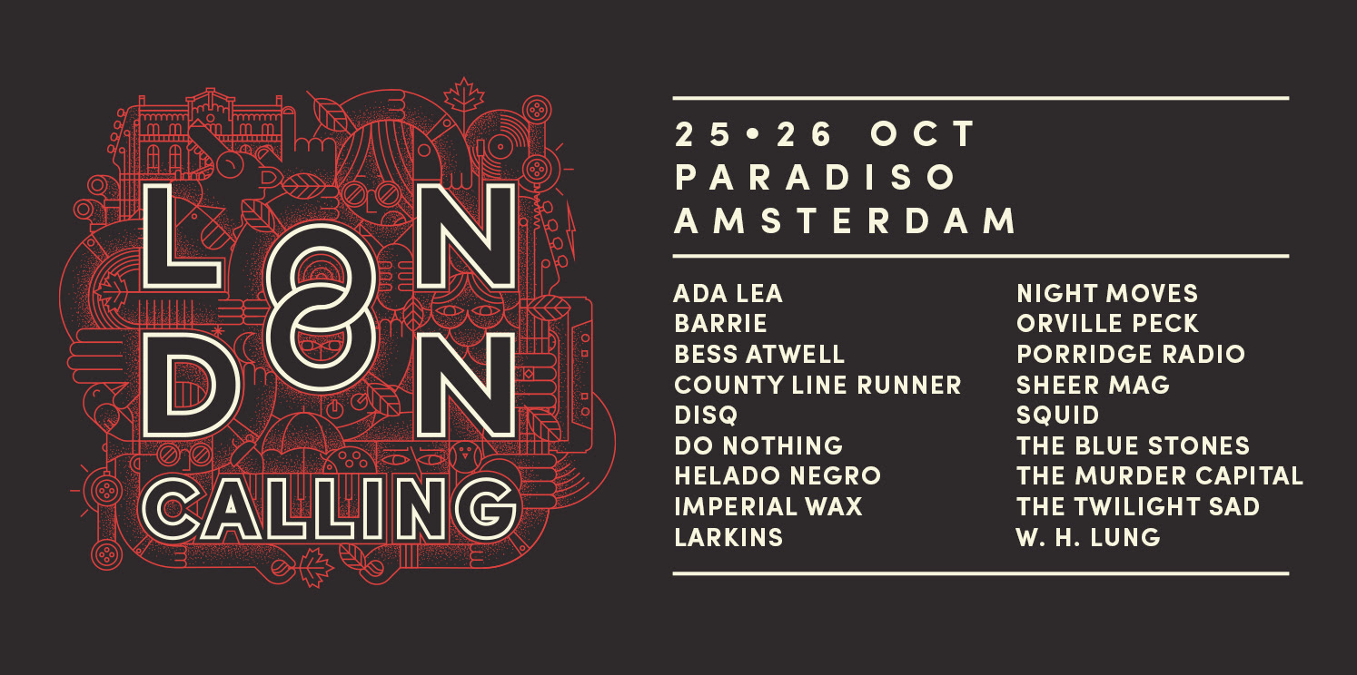 Sheer Mag, Helado Negro, Barrie en meer naar London Calling