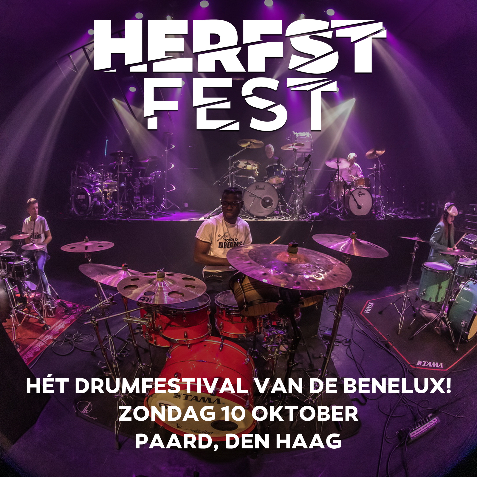 Herfstfest Drumfestival gaat los op zondag 10 oktober!
