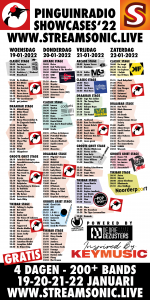 Timetable Penguin Showcases op streamsonic.live out now!