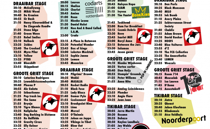 Timetable Penguin Showcases op streamsonic.live out now!