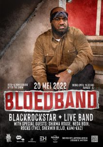 Rivelino “Blackrockstar” Rigters released soundtrack album BLOEDBAND!
