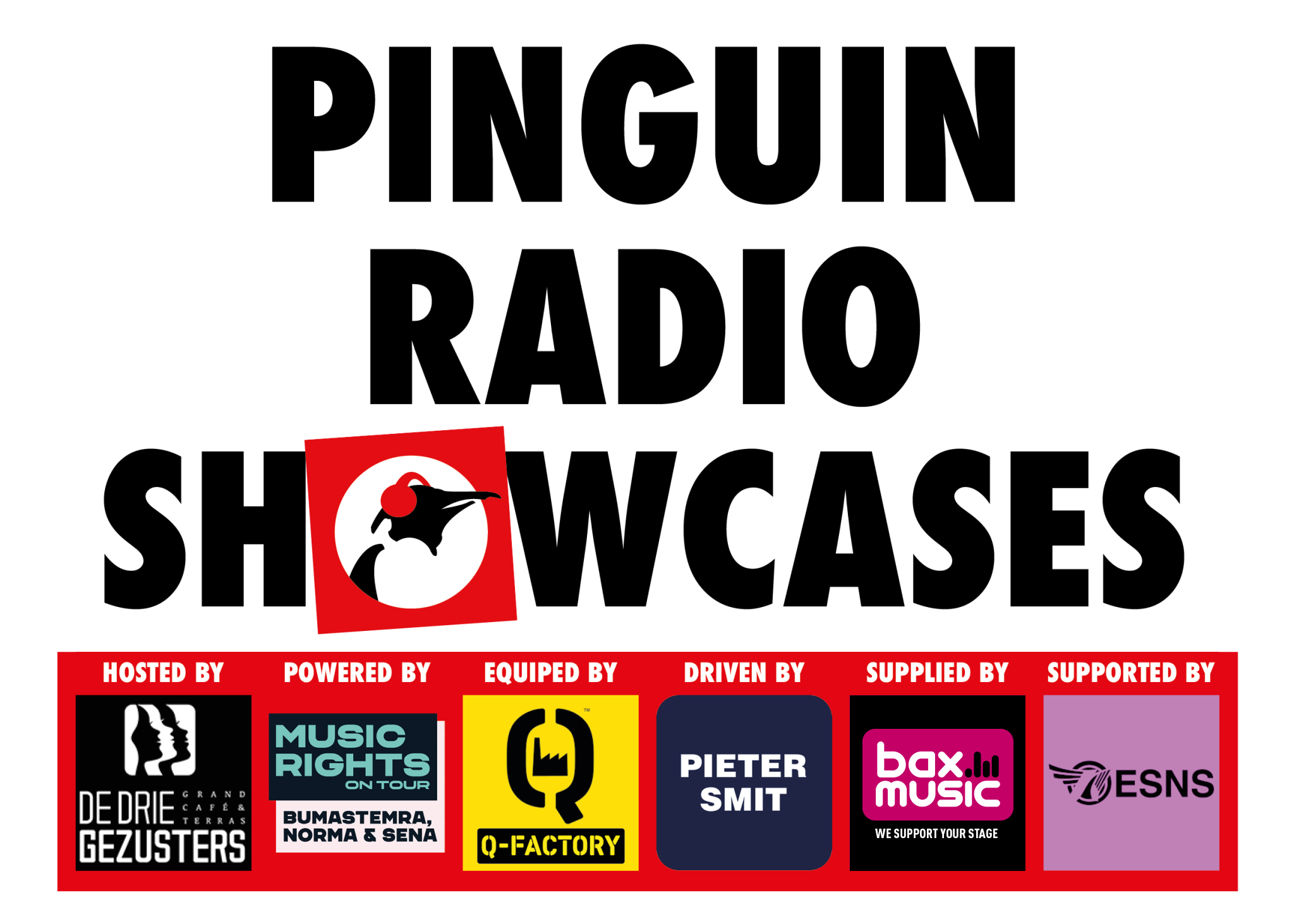 De laatste lokale PRS zijn geweest, deze bands ga je zeker zien op het Pinguin Radio Showcase Festival tijdens ESNS in Groningen